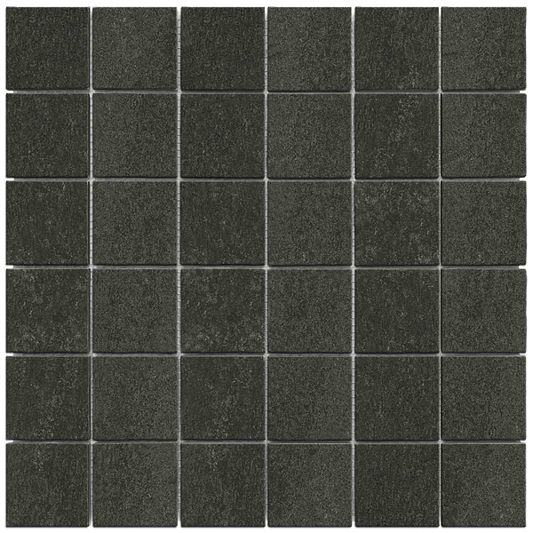 Karo Black 2x2 Matte Porcelain Mosaic