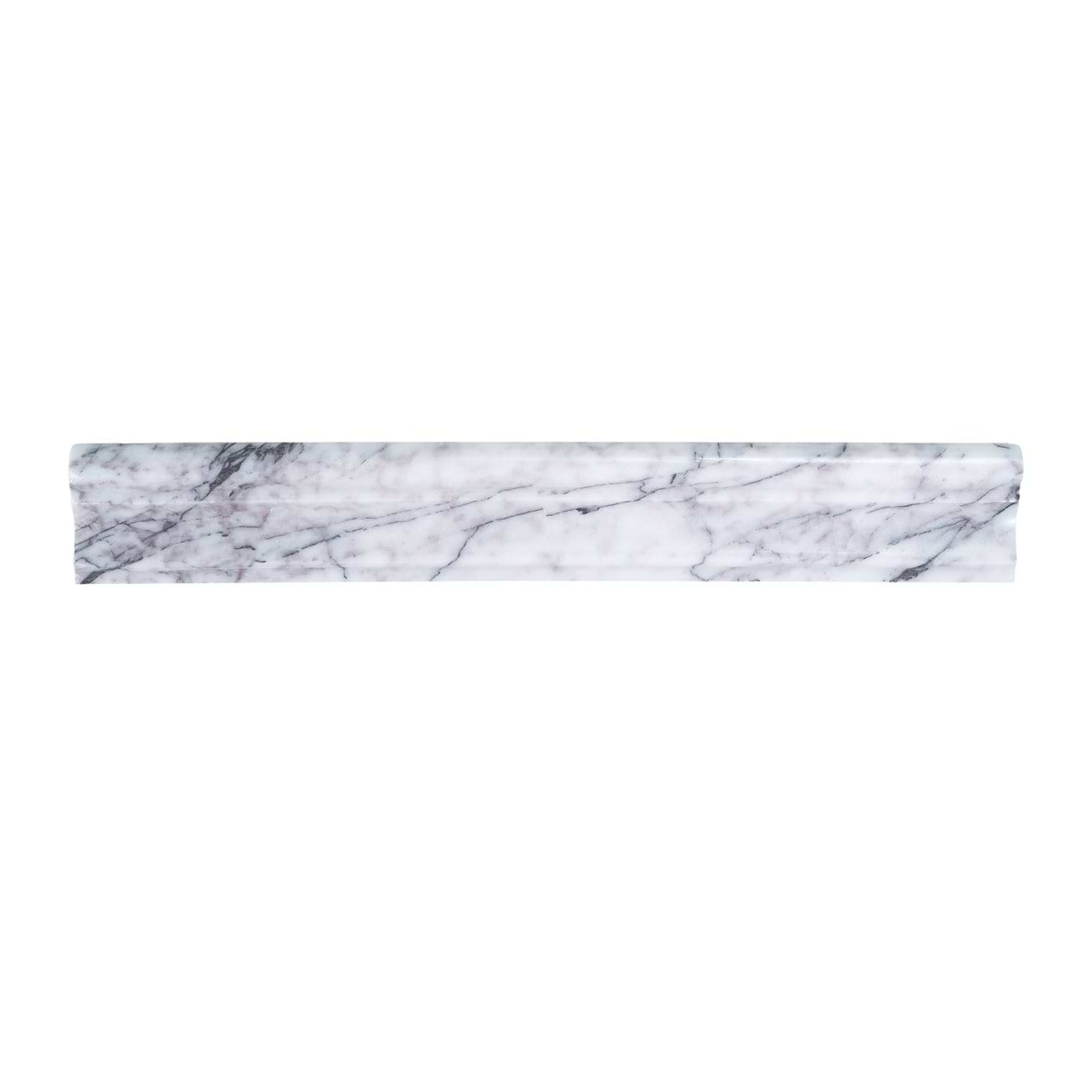 Lilac White 2x12 Polished Cornice Molding