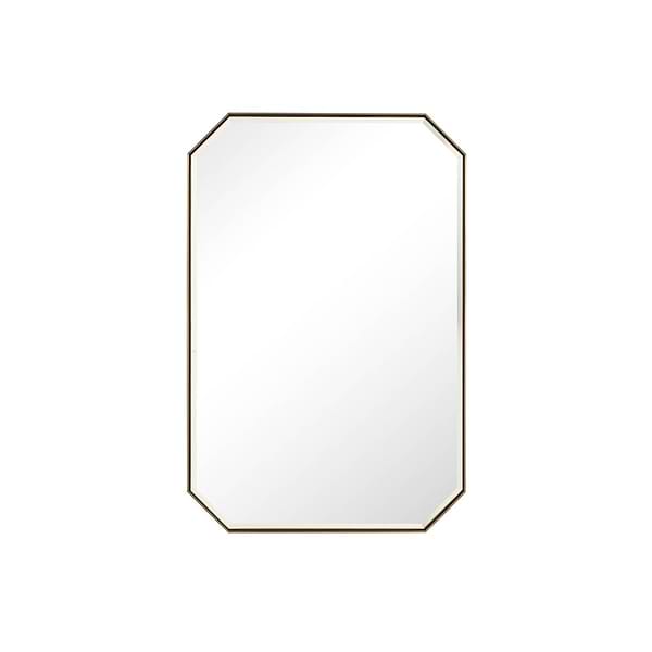 James Martin Vanities Rohe Champagne Brass 24x36" Octagonal Mirror
