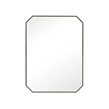 James Martin Vanities Rohe Matte Black 30x40" Octagonal Mirror