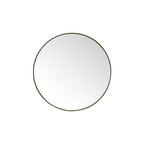 James Martin Vanities Rohe Champagne Brass 30" Round Mirror