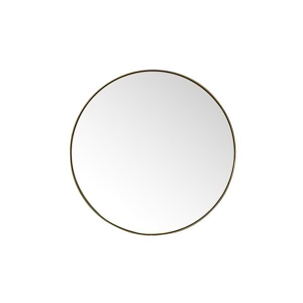 James Martin Vanities Rohe Champagne Brass 30" Round Mirror