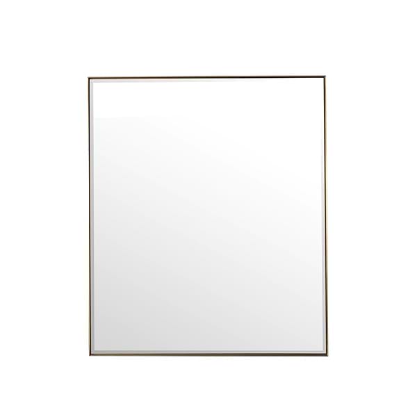 James Martin Vanities Rohe Champagne Brass 36x42" Rectangle Mirror