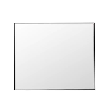 James Martin Vanities Rohe Matte Black 48x40" Rectangle Mirror