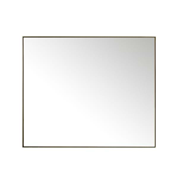 James Martin Vanities Rohe Champagne Brass 48x40" Rectangle Mirror