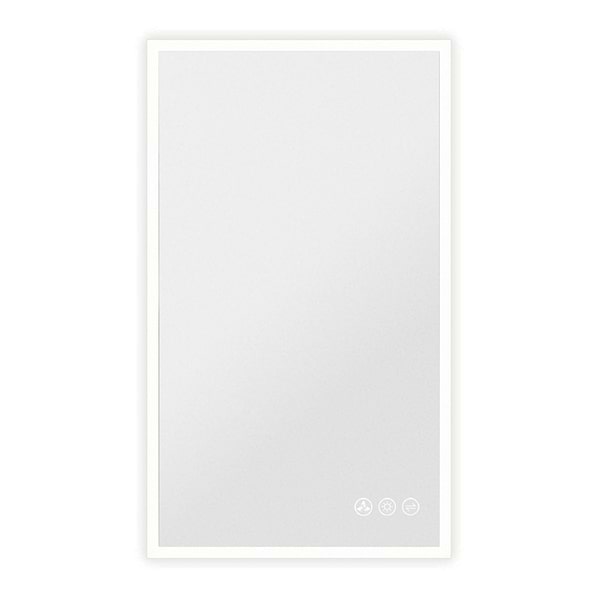 Rige 21x36" Rectangle LED Mirror