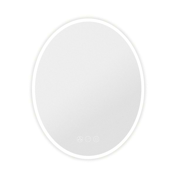 Rige 24x36" Oval LED Mirror