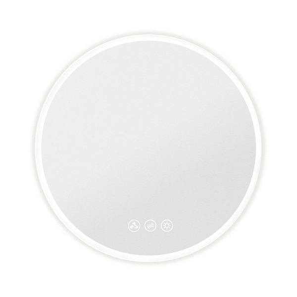 Rige 24" Round LED Mirror