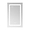 Rory Grooved 20x32" Rectangle Recessed or Wall Mounted Left-Hand LED Medicine Cabinet with Mirror