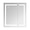 Rory Grooved 30x32" Rectangle Recessed or Wall Mounted LED Medicine Cabinet with Mirror