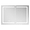 Rory Grooved 48x32" Rectangle Recessed or Wall Mounted LED Medicine Cabinet with Mirror