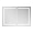 Rory Grooved 48x32" Rectangle Recessed or Wall Mounted LED Medicine Cabinet with Mirror
