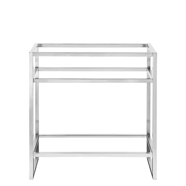 James Martin Vanities Boston Brushed Nickel 32" Freestanding Vanity without Top