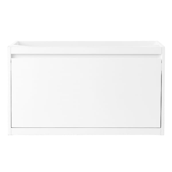 James Martin Vanities Mantova Glossy White 36" Floating Vanity without Top