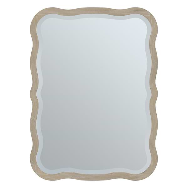 James Martin Vanities Rowyn Natural 28x38" Wavy Rectangle Mirror