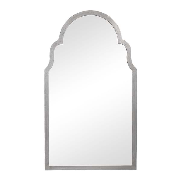 Rialto Medina Silver 21x37" Framed Arched Mirror