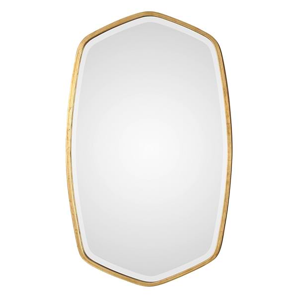 Ayelet Gold 22x36" Geometric Mirror