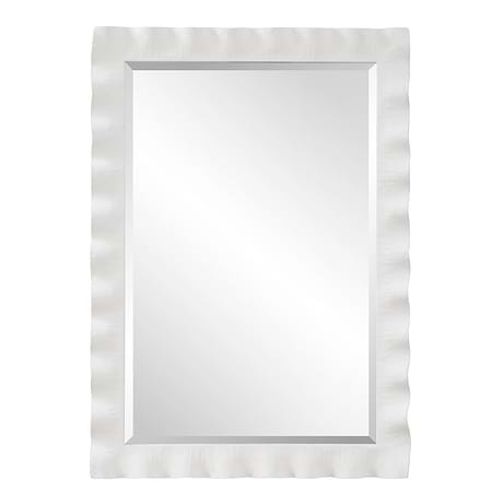 Naomi White 28x40" Rectangle Mirror