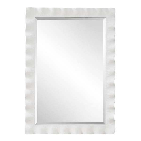 Naomi White 28x40" Rectangle Mirror