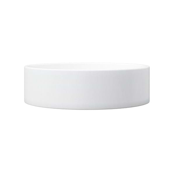 Odet Cotton White 16" Concrete Round Floating Sink by mudd.concrete