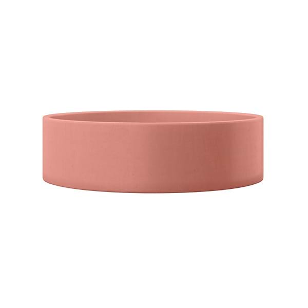 Odet Mousse Pink 16" Concrete Round Floating Sink by mudd.concrete