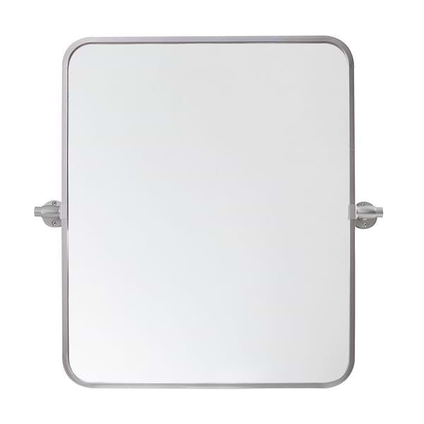 Liora Silver 20x24" Rectangle Tilt Mirror