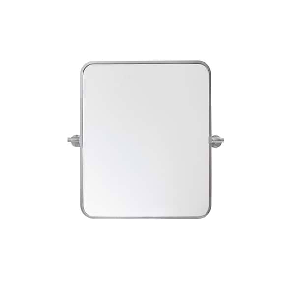 Liora Silver 20x24" Rectangle Tilt Mirror