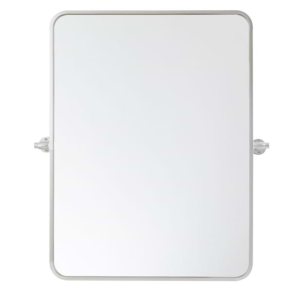 Liora Silver 24x32" Rectangle Tilt Mirror