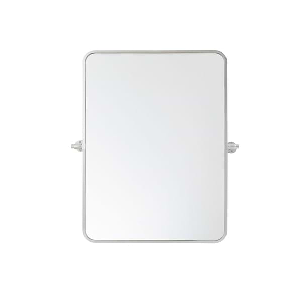 Liora Silver 24x32" Rectangle Tilt Mirror