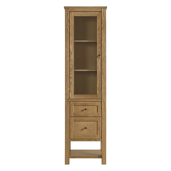 James Martin Vanities Breckenridge Light Natural Oak 22x80 Linen Cabinet