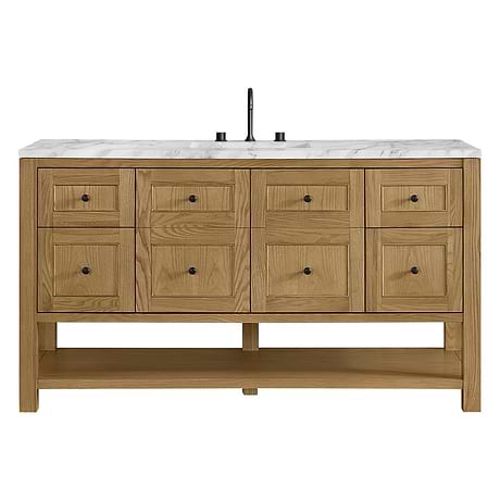 James Martin Vanities Breckenridge Light Natural Oak 60