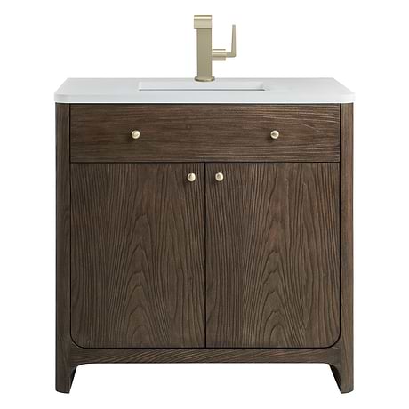 James Martin Vanities Gracyn Natural Ash 36