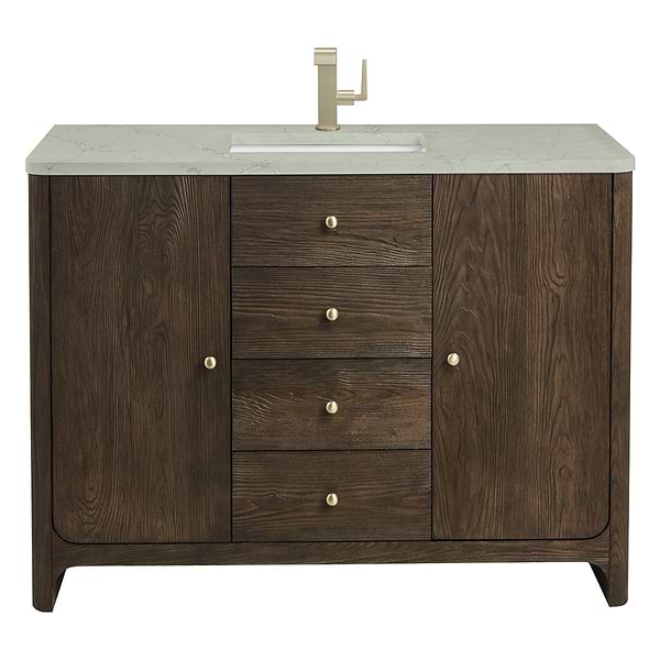 James Martin Vanities Gracyn Natural Ash 48" Single Vanity without Top