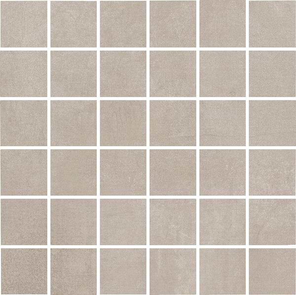 Essence Ash Beige 2x2" Matte Porcelain Mosaic Tile in Beige, View 1