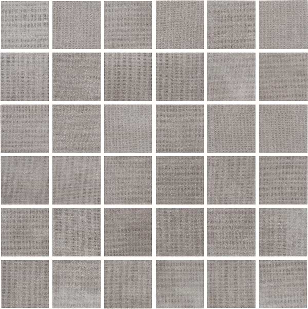Essence Graphite Gray 2x2" Matte Porcelain Mosaic Tile in Dark Gray, View 1