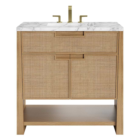 James Martin Vanities Solene Seaside Oak 36