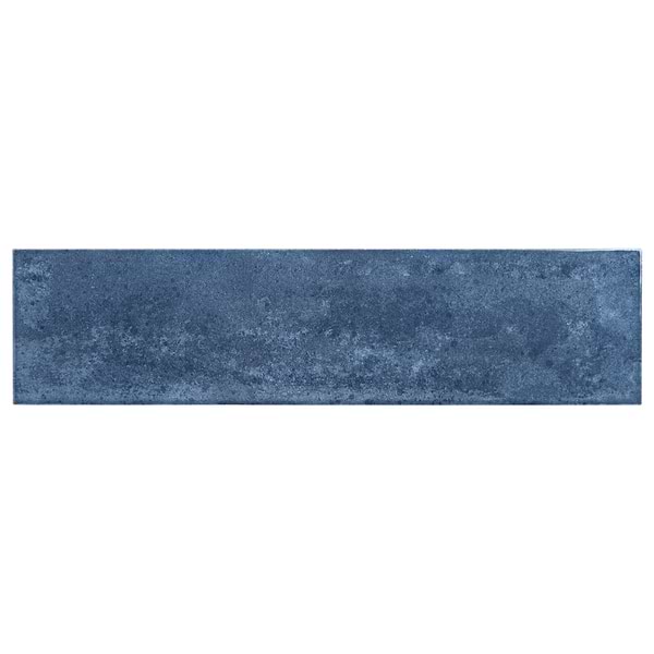 Aquarella Denim Blue 4x16 Glossy Ceramic Tile