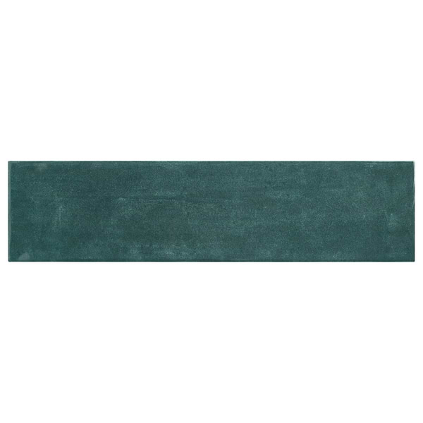 Aquarella Teal Blue 4x16 Glossy Ceramic Tile