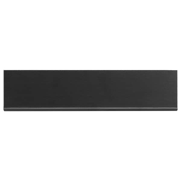 Modari Black 3x12 Matte Porcelain Bullnose Trim