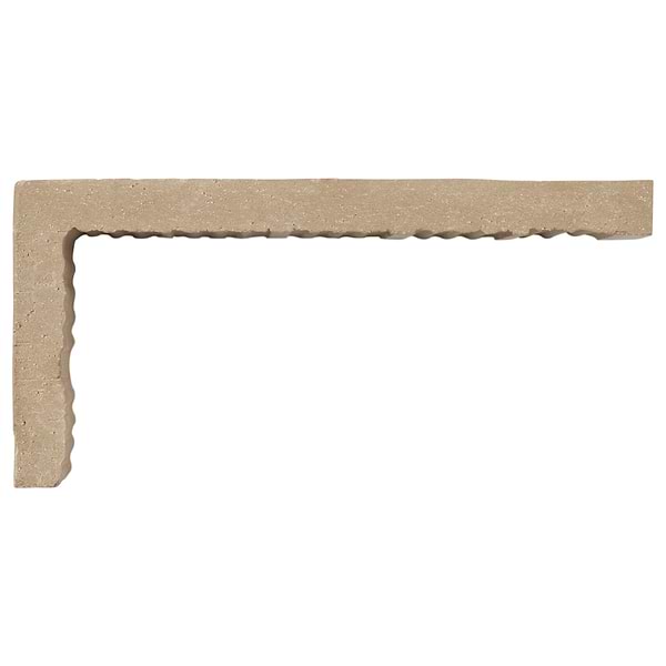 Brownstone Gray 2x7 Matte Clay Thin Brick Corner