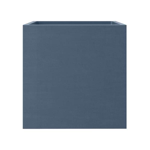 Kuba Denim Blue 14" Concrete Square Floating Sink by mudd.concrete