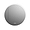 Radium Silver 32" Round Recessed or Wall Mounted Left-Hand LED Medicine Cabinet with Mirror