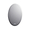 Radium Silver 24x36" Oval Recessed or Wall Mounted Left-Hand LED Medicine Cabinet with Mirror