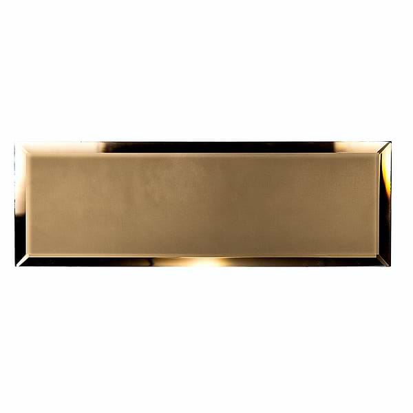 Bronze Beveled 4x12 Mirror Tile