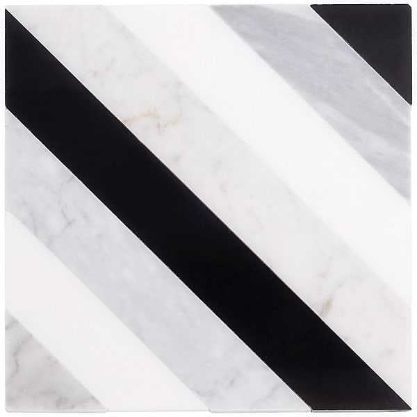 Bowery Allascala 8x8 Polished Marble Mosaic Tile