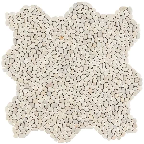 Nature Lovina White Micro Pebble Mosaic
