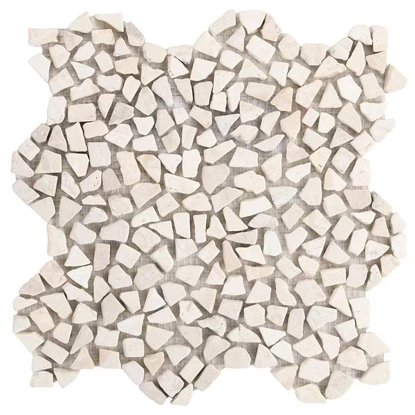 Nature Petite Lovina White Natural Stone Mosaic Tile