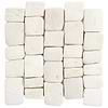 Nature Pathway Lovina White 2" Natural Stone Mosaic Tile