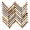 Fossil Herringbone Petrified Stone Mosaic
