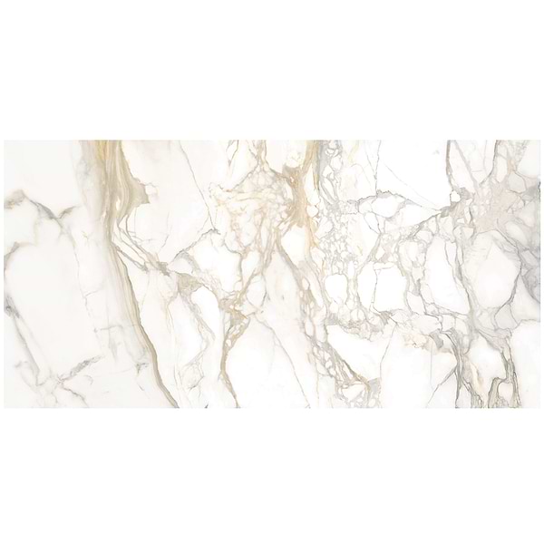 TileBarXL Marmi Slim Bernini Oro 30" x 60" Polished Porcelain Slab